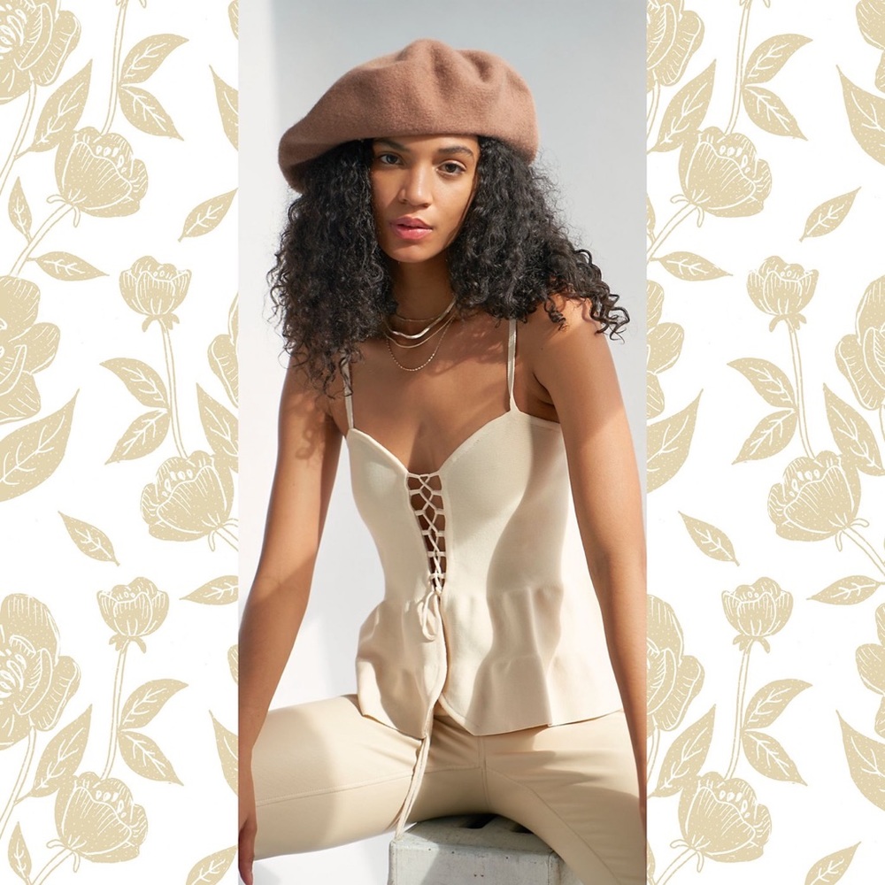 BNWT FP Lace Sweater Cami, Size XL